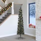 Prolenta Maison Exclusive Kunstkerstboom met 300 LED-lampjes, inclusief standaard, groen, 240 cm