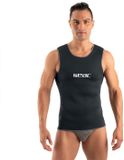 Seacsub 2.5 Mm Mouwloze Rashguard Zwart M Man