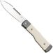 Fox Gunstock FX-558 BO, Satin M390, Titanium White Micarta, zakmes