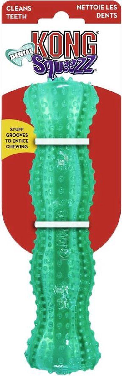 Kong Squeezz Dental Stick Mintgroen 20,5 cm