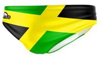 Turbo Jamaica Slip de bain Vert, Jaune 5-6 Ans Garçon