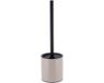 Tendance Toilet/badkamer toiletborstel met houder - Urban Stone - taupe - 10 x 37 cm