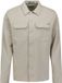 No Excess Melange Twill Overshirt