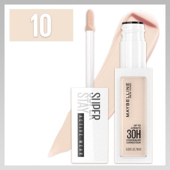 Maybelline SuperStay 30H Active Wear Concealer - 10 Fair - 10ml