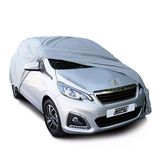 Maypole Ademend Volledige Cover voor Kleine Auto's Waterbestendig, Grijs