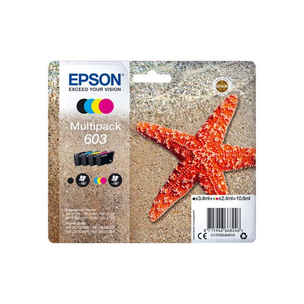 Epson 603 (T03U6) multipack Inktcartridge (origineel)