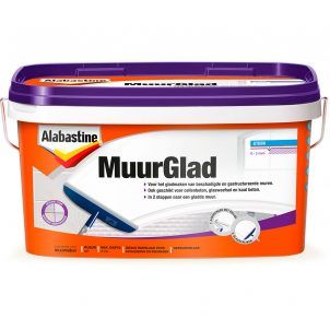 Alabastine Muurglad Rolbaar - Wit - 2,5 liter
