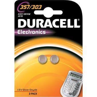 Duracell 303/357 - Huishoudelijke batterijen - 2 stuks