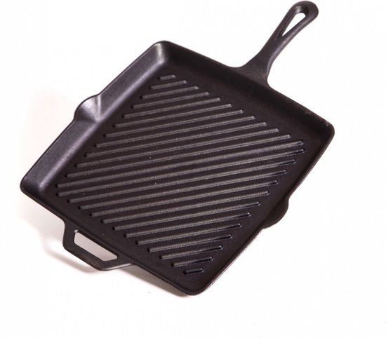 Camp Chef Gietijzeren Vierkante Grillpan - Zwart