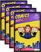 SparklyHome Comic Book Frame, 4 stuks, UV-bescherming, zwarte displayframes voor huidige stripboeken tot 6 3/4\" x 10 1/4\", wand- of tafeldisplay