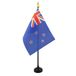 AZ FLAG Tafelvlag Nieuw-Zeeland 15x10 cm Polyester 100D Plastic Voet