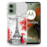 Cokitec Versterkte hoes voor Motorola G55 5G Voyage France Paris Rood
