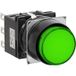 Idec LB1L-M1T64G LB Series Bouton-poussoir 24 V 100 mA 1x arrêt/(marche) Continu Vert 1 pièce(s)