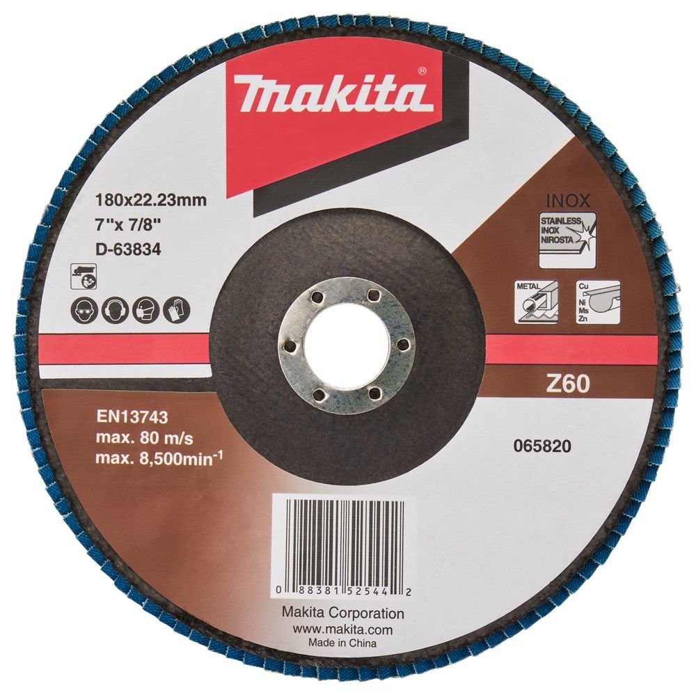 Lamellenschijf 180x22mm Z60 10st - D-63834-10