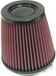 K&N RP-4660 Universeel filter - carbonvezel top - 102mm aansluiting, 137mm bodem, 102mm top, 140mm hoogte