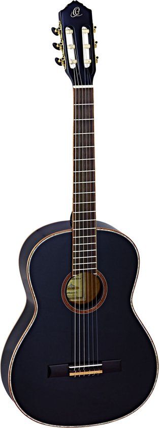 Ortega Family Series R 221 SNBK klassieke gitaar zwart met gigbag