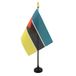 AZ FLAG Tafelvlag Mozambique 15x10 cm Polyester 100D Plastic Voet