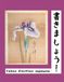 書きましょう！Cahier d'écriture japonaise - Un iris japonais violet