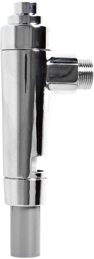 KIRCHHOFF BENKISER WC-spoelventiel - Chroom - 3/4\" - Met Economy-knop
