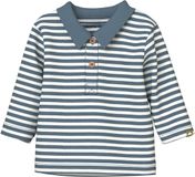 NAME IT NBMOLAI LS POLO TOP Baby Katoen Blauw Mirage 50
