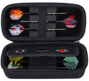Rigide Étui pour fléchettes avec capacité de rangement pour 6 fléchettes