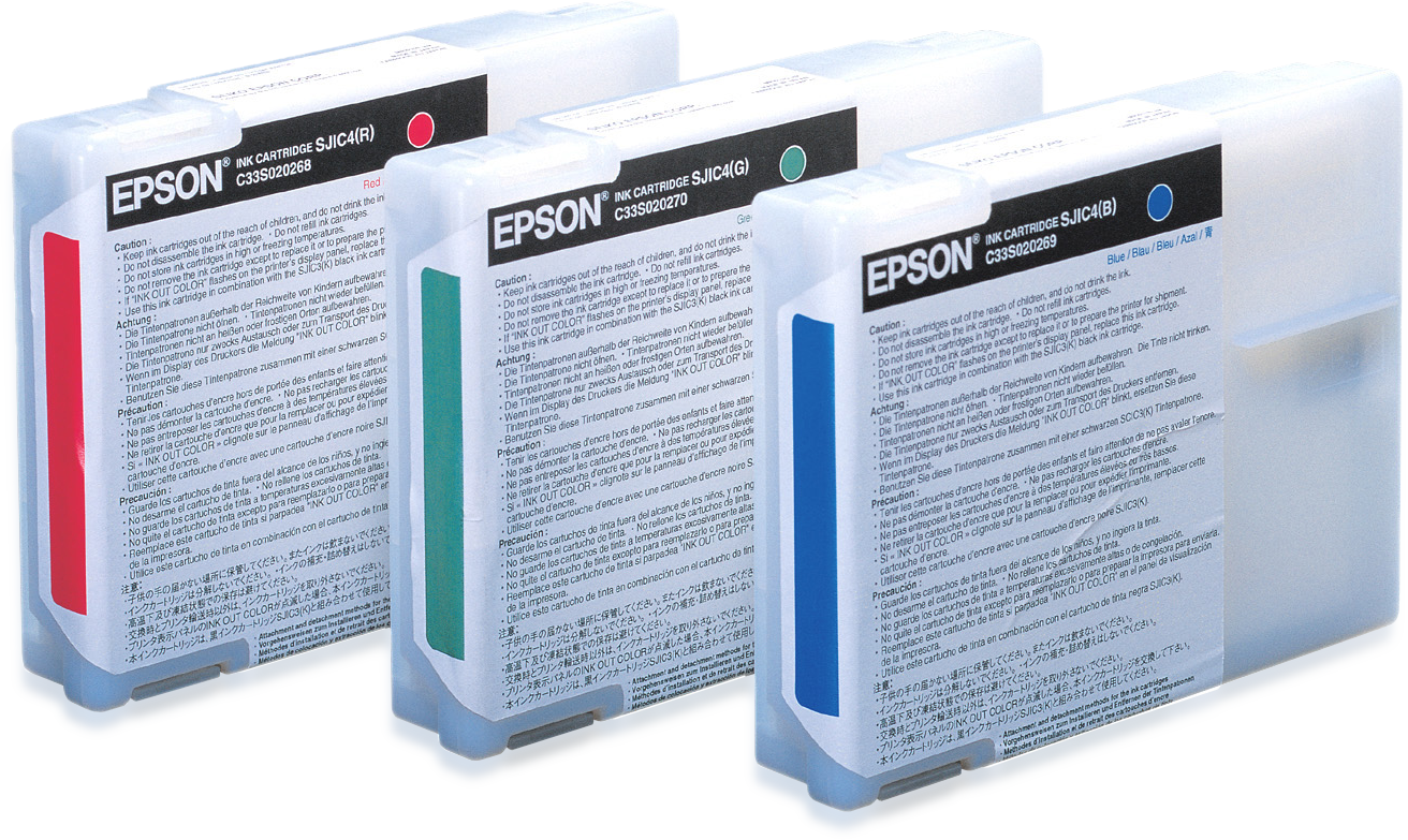 Epson Ink cartridge for TM-J2100 (Green) / SJIC4(G) single pack / groen