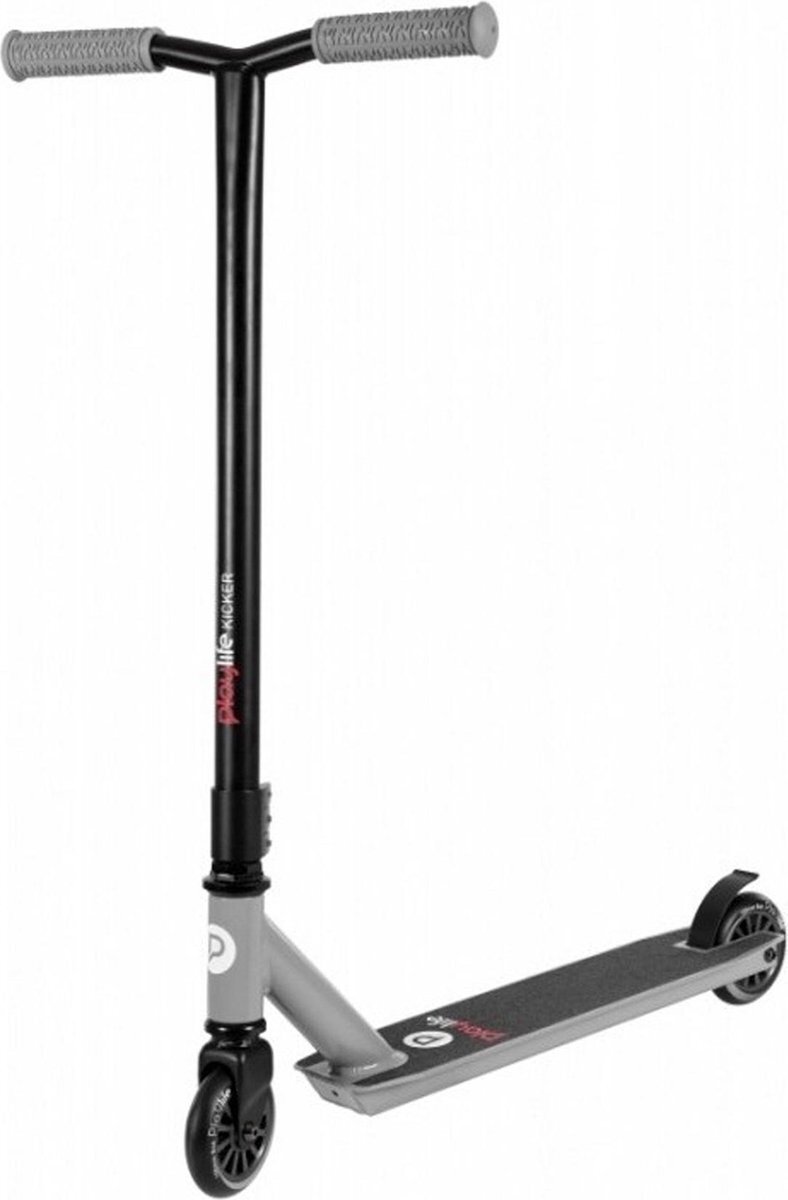 Playlife Stuntstep Kicker Smoke 82 Cm Aluminium Zwart/grijs