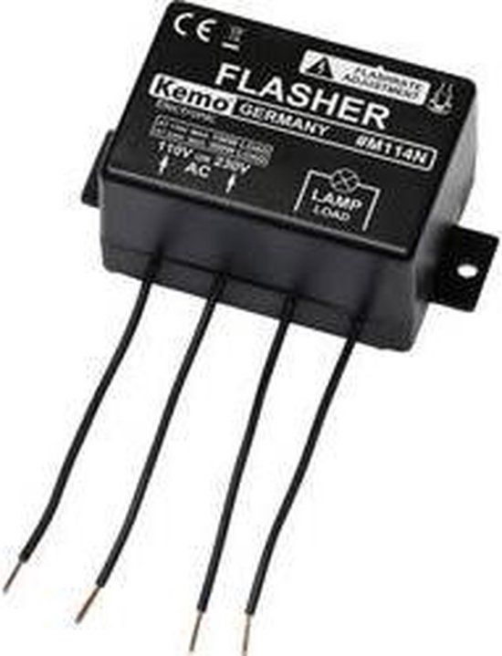 Kemo M114N Knipperlicht Module 110 V/AC, 230 V/AC