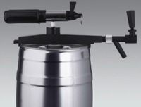 ich-zapfe HAJUS AG Professionele Tapskraan met Handpomp voor 5L Partyvaten en Bierfusten - CO2 Compatibel, Robuust, Eenvoudig in Gebruik en Reinigbaar voor Feesten en Thuisgebruik