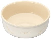 Nobby Katten keramische kom Cat wit/beige Ø13,5 x 5 cm, 0,25 l