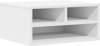 vidaXL Printerkastje - 49x40x22,5 cm - Bewerkt Hout - Wit