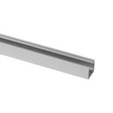 Prolumia Aluminium profiel 3m, mat satijn, Opbouw, 25mm, geanodiseerd | 46291303