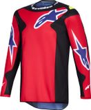 Alpinestars Fluid Grid Maillot de motocross - Noir/Rouge - Taille XL