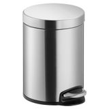 Helit H2403400 vuilnisbak 5 l Rond Roestvrijstaal