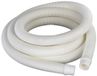 Gre Accessoires Tuyau Avec 2 Manchette 38 mm Filtre Blanc 4 m Blanc