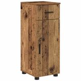 vidaXL Armoire de salle de bain Vieux bois 30 x 35 x 80 cm Bois traité, Métal