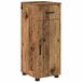 vidaXL Armoire de salle de bain Vieux bois 30 x 35 x 80 cm Bois traité, Métal