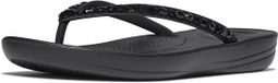 FitFlop Iqushion Multi-Crystal Ergonomic Flip-Flops Vrouwen - Zwart