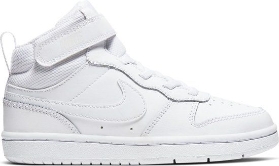 Nike Court Borough Mid 2 (PSV) Kinderschoenen - Wit - Maat 29.5