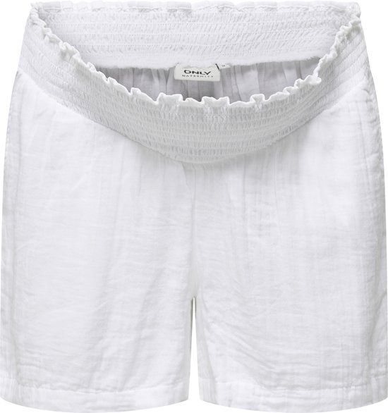 ONLY MATERNITY ONLY OLMTHYRA SMOCK SHORTS WVN Dames Bermuda shorts Katoen XX L Cloud Dancer