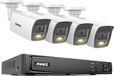 Système de vidéosurveillance, résolution 12MP, surveillance à distance, NVR 8 canaux, 4 caméras, 2T