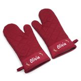 Bordeaux Paire de gants personnalisés