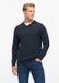 s.Oliver Heren Trui V-hals Navy 100% Merinowol M