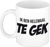 Bellatio Decorations Shoppartners Bv Ik ben helemaal te gek koffiemok / theebeker - 300 ml - wit - cadeau mok / beker