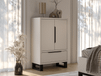 Commode HAMETTE 2 portes 1 tiroir cachemire
