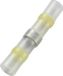 TRU COMPONENTS 736400 Stootverbinder Met krimpkous 4 mm² 6 mm² Volledig geïsoleerd Geel 1 stuk(s)