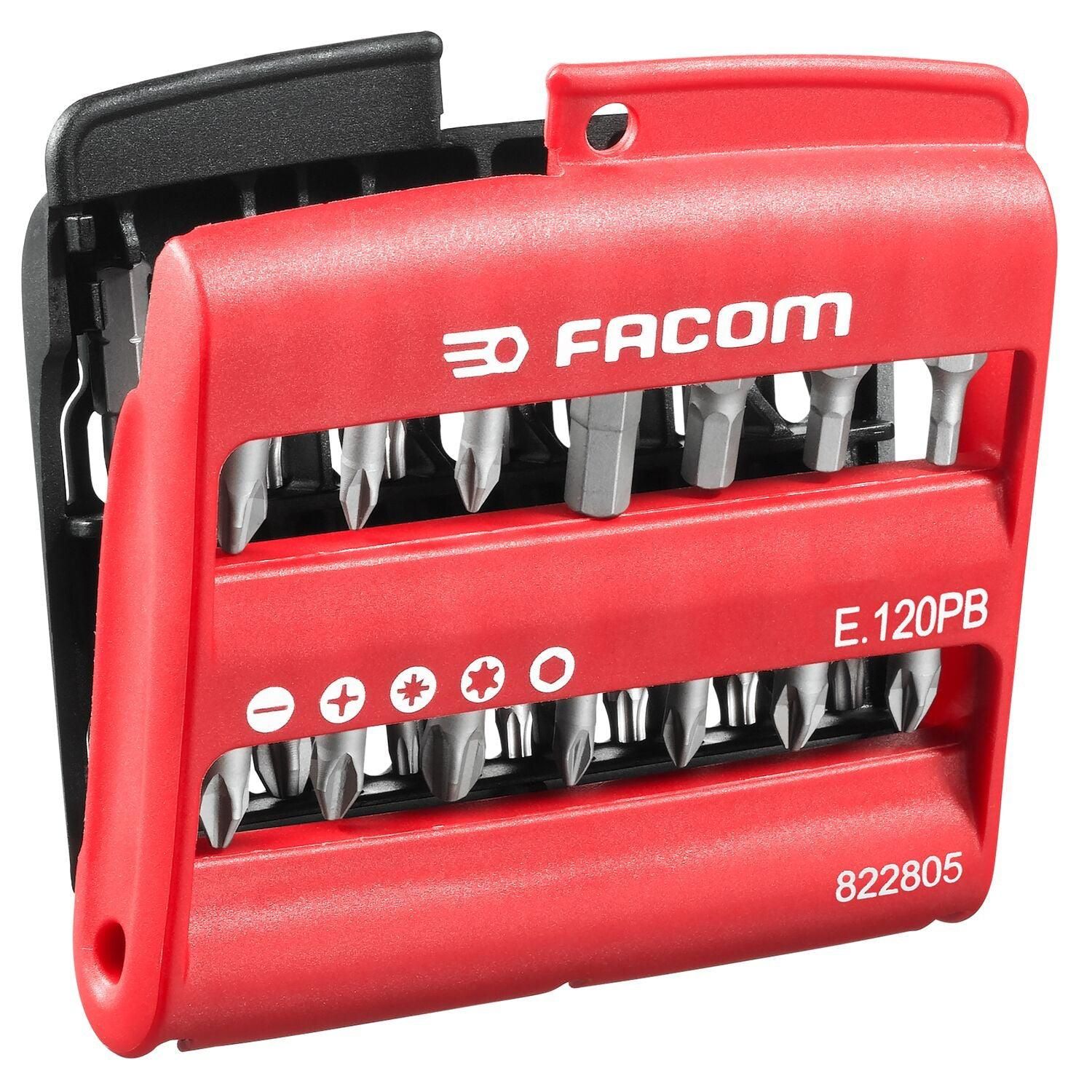 FACOM Bitset Serie 1 High Performance + Bithouder - 28-delig - E.120PB - 3148518228053