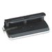 Swingline 2-7 Hole Punch, Semi-Verstelbare, Heavy Duty Hole Puncher, Easy Touch, 24 Sheet Punch Capacity, Zwart (74150)