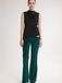 4TAILORS Broek 'Scarlet' donkergroen