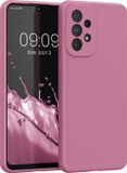 kwmobile Samsung Galaxy A33 5G hoesje donkerroze
